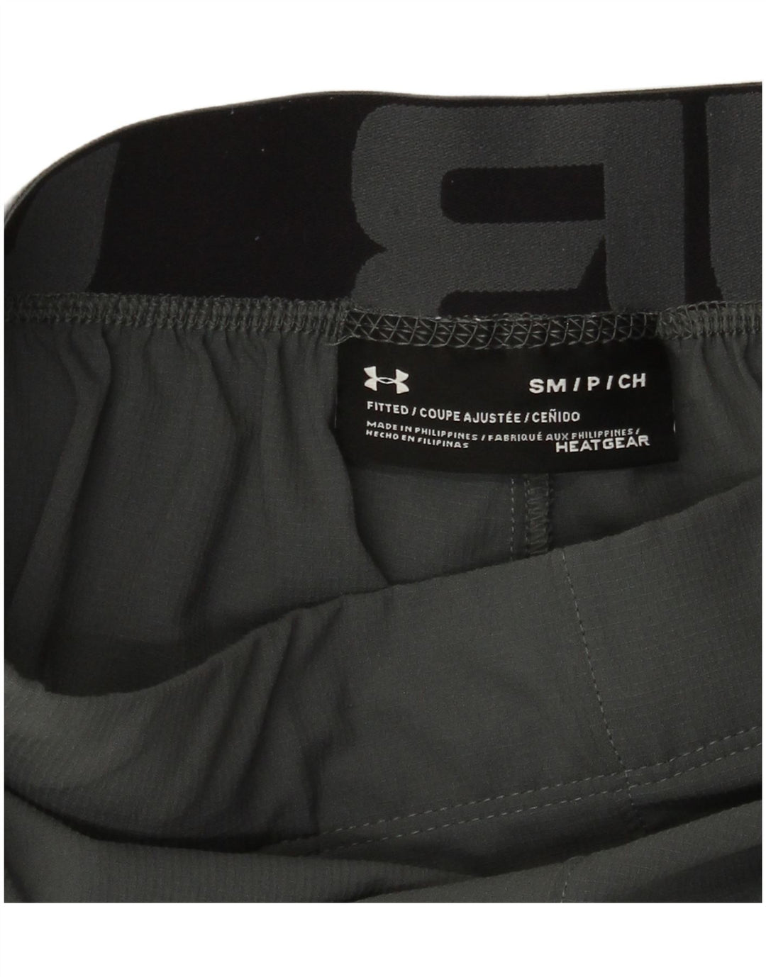 Under Armour Herre Fitted Graphic Sports Shorts Små Grå