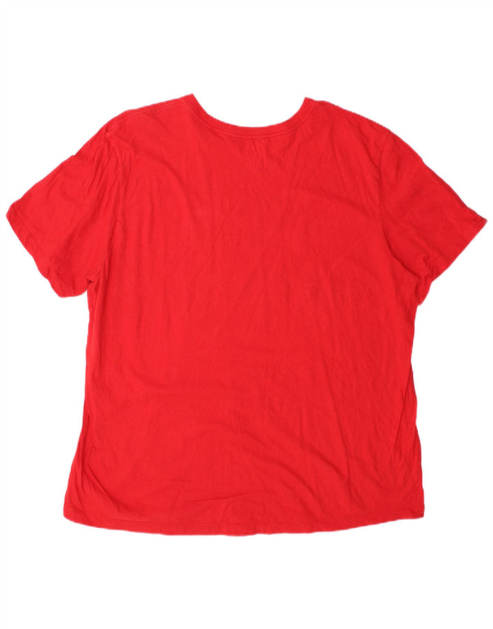 Nike Grafisk T-shirt top til mænd 2XL Rød