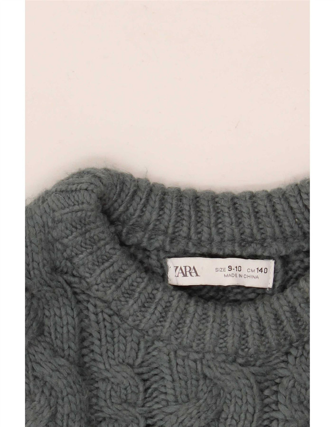 Zara piger sweater med rund hals 9-10 år grå