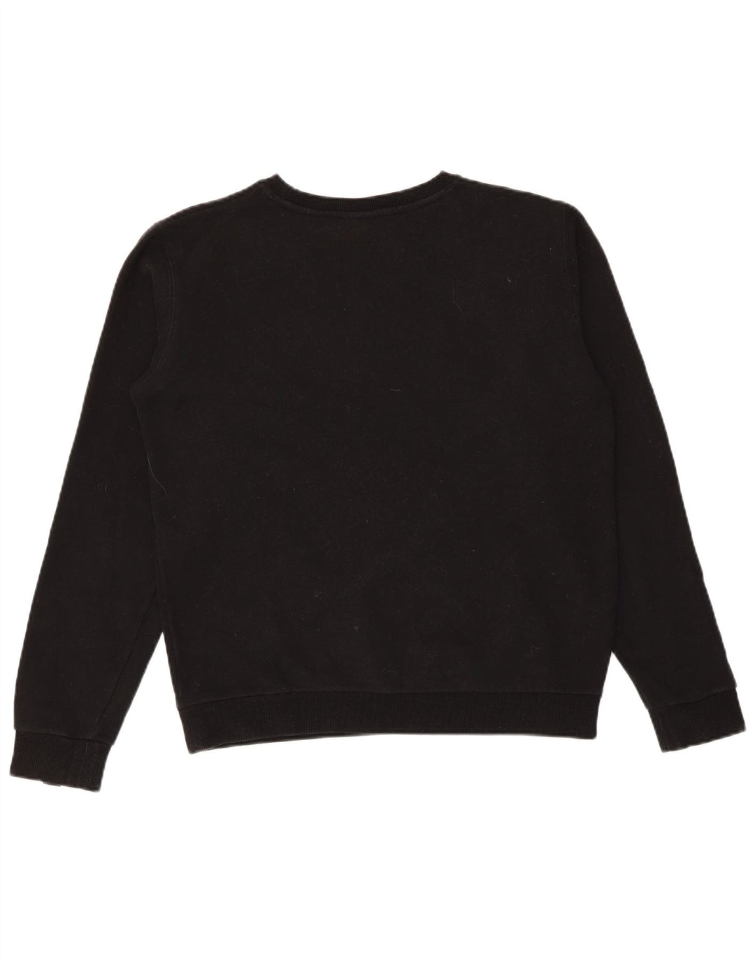 Ellesse Womens Grafisk Oversized Sweatshirt Jumper UK 8 Small Black Bomuld