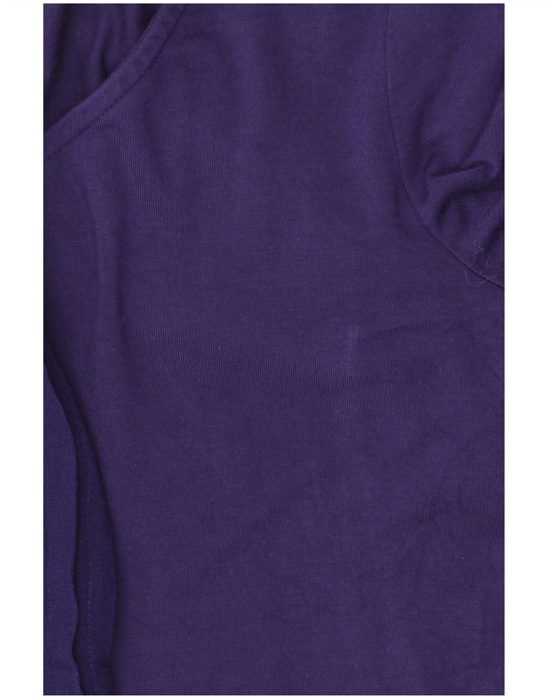 WHITE STUFF Dame Top Langærmet UK 10 Small Purple Viscose