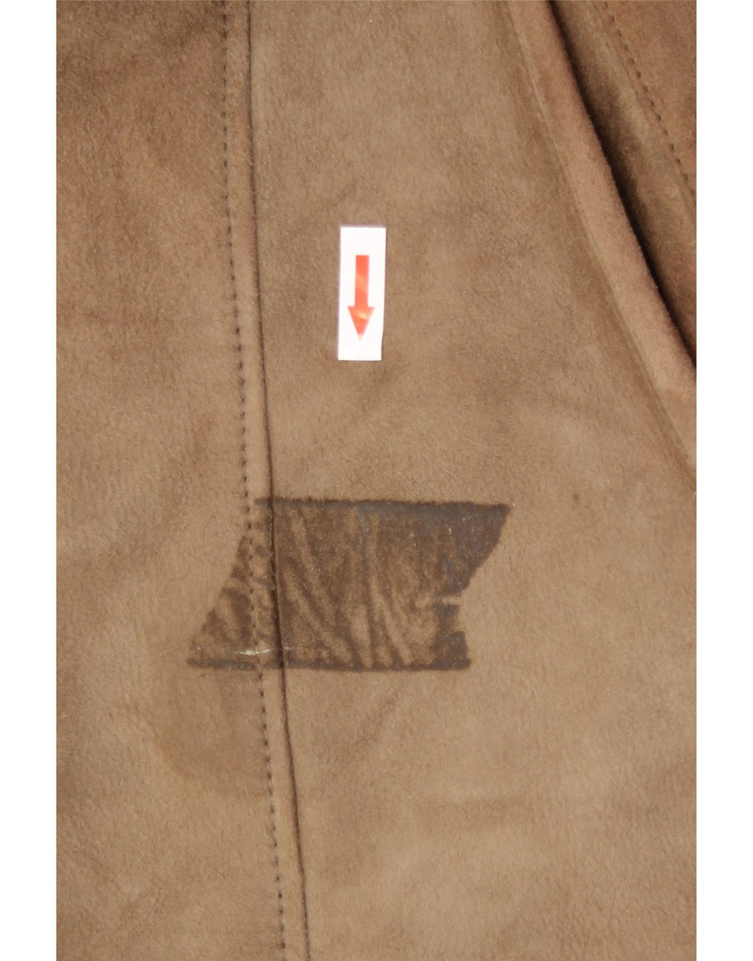 Vintage Dame Shearling Coat UK 18 XL Beige Shearling