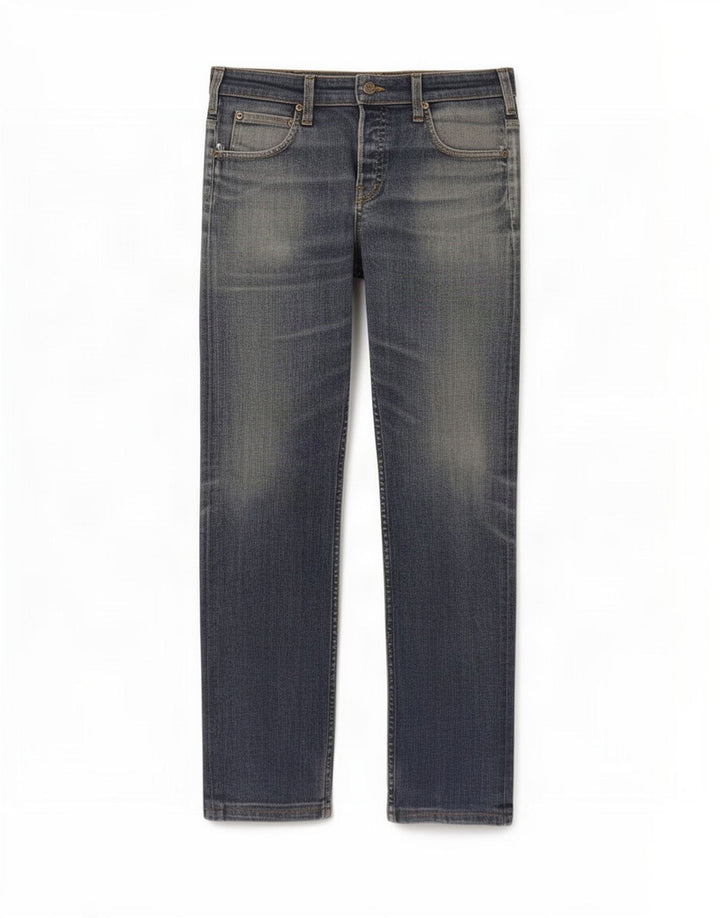 Lee Dame Powell Slim Jeans W32 L29 Blå Bomuld