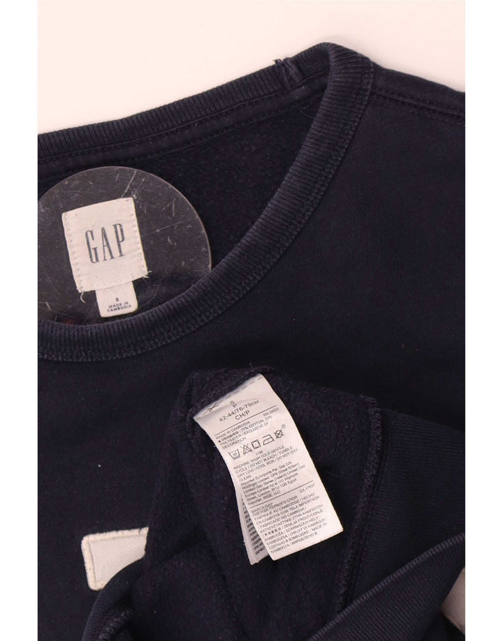 Gap Herre grafisk sweatshirt jumper lille marineblå bomuld