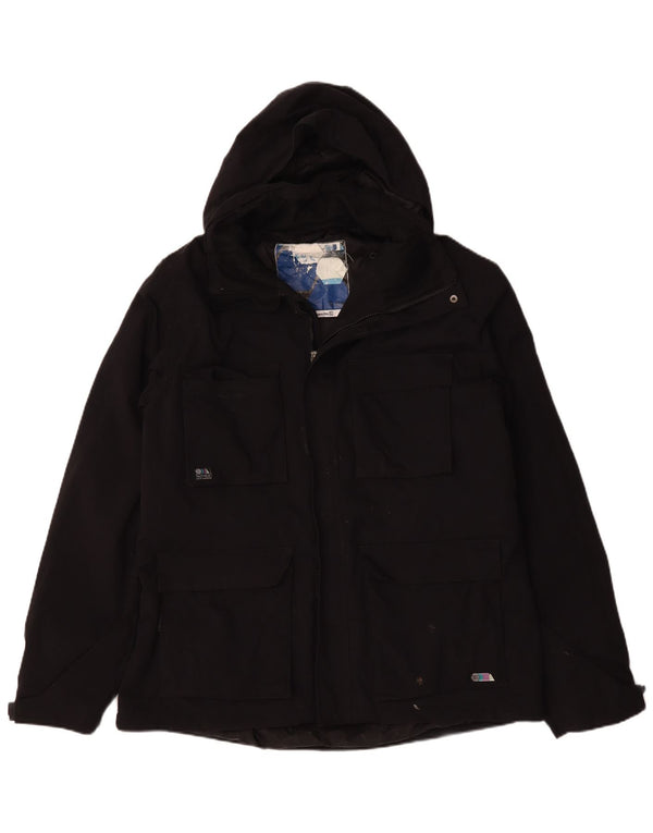 Animal Herre Hooded Utility Jacket UK 42 XL Sort Nylon