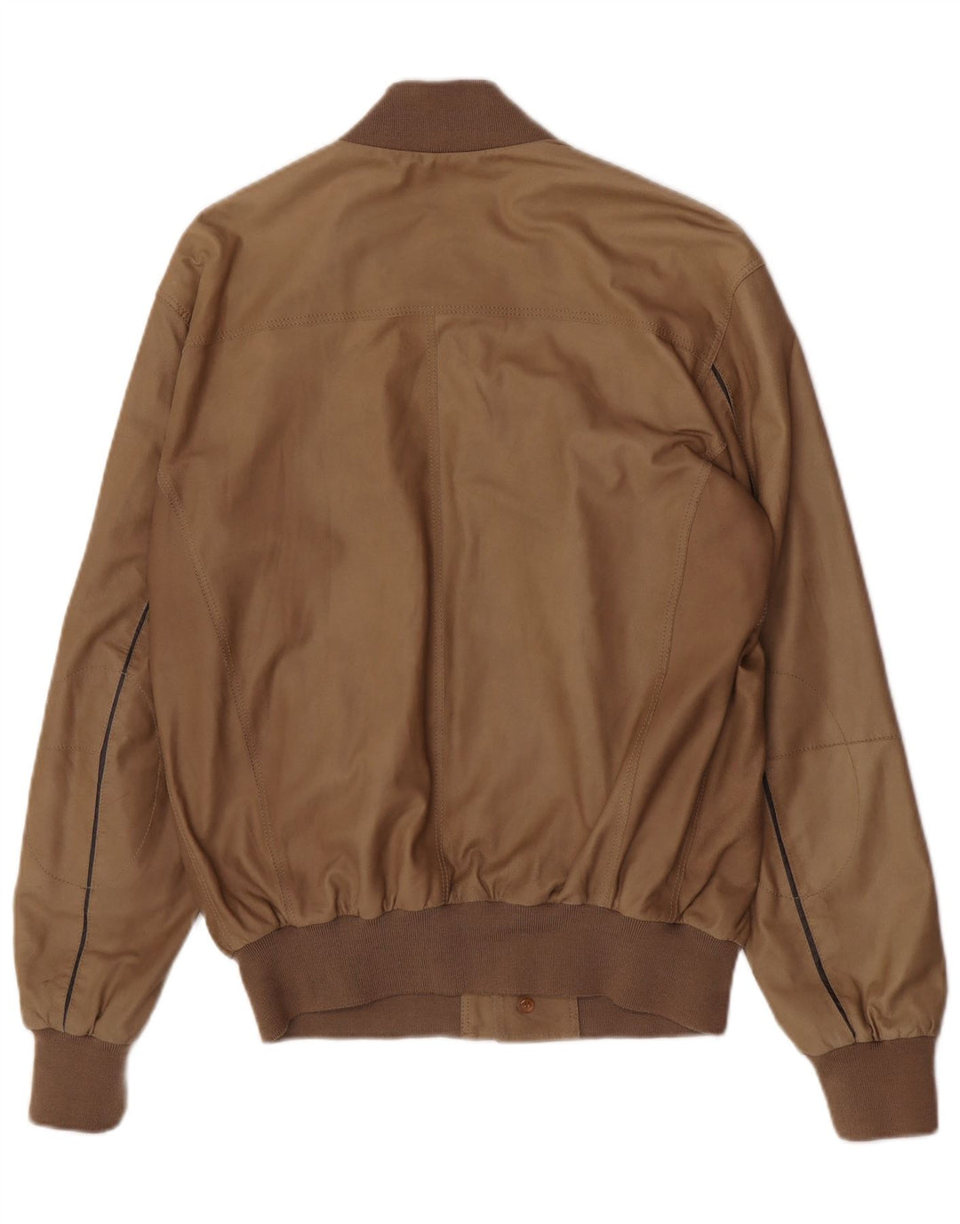 Mabrun Herre Læder Bomber Jacket IT 54 2XL Brun Læder