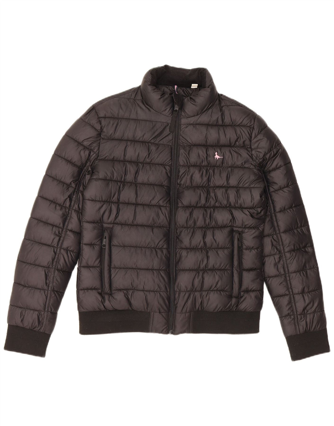 Jack Wills Dame Polstret Jakke UK 10 Small Black Polyester