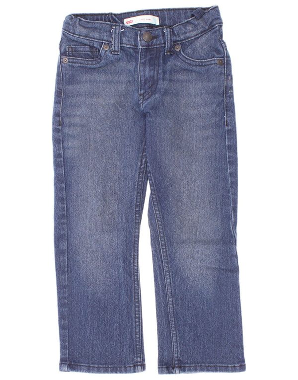Levi's Boys 511 Slim Jeans 3-4 år W20 L18 Blå Bomuld