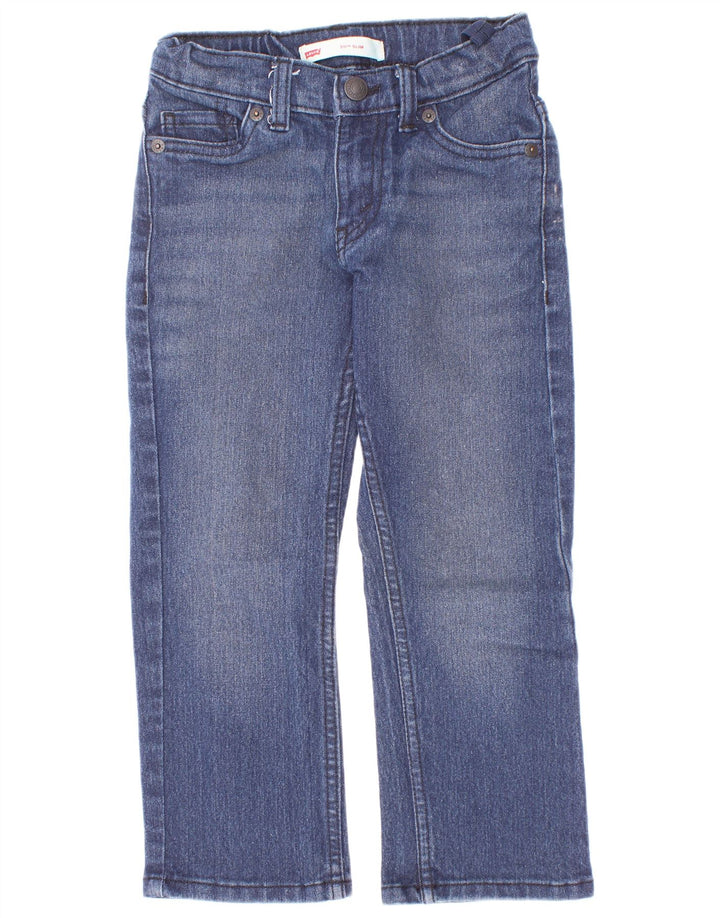 Levi's Boys 511 Slim Jeans 3-4 år W20 L18 Blå Bomuld