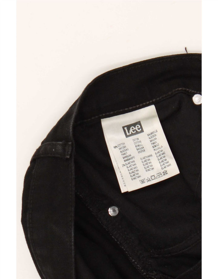 Lee Mens Brooklyn Straight Jeans W34 L32 Sort Bomuld