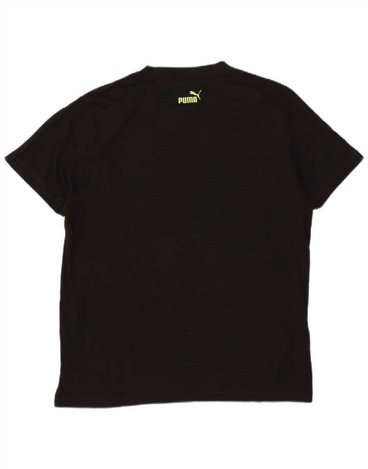 Puma Herre Grafisk T-Shirt Top XL Sort