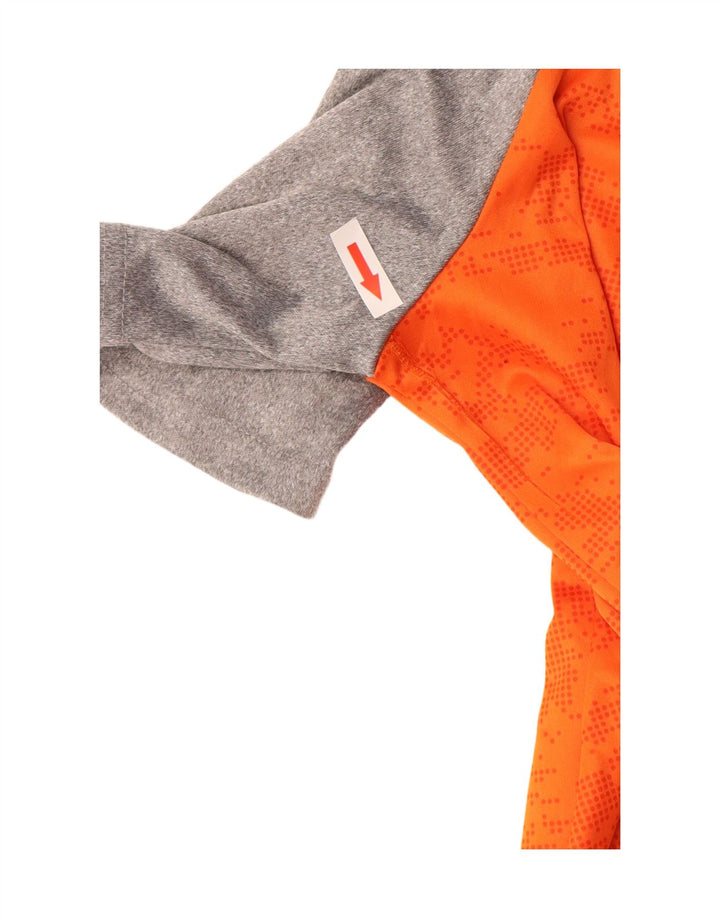 Puma herre T-shirt top lille orange plettet polyester