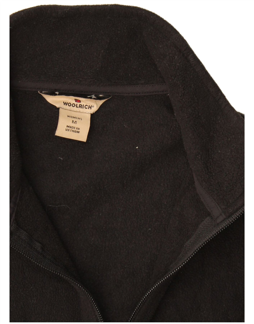 Woolrich Dame Fleece Gilet UK 14 Medium Sort