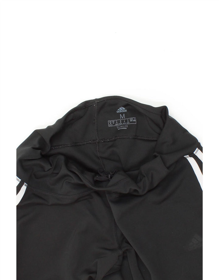 ADIDAS Womens Climalite Tracksuit Trousers UK 12/14 Medium Black Polyester Vintage Adidas and Second-Hand Adidas from Messina Hembry 