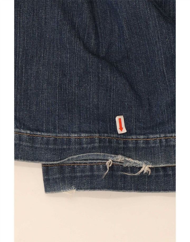 Gap Dame Lange og Magre Flared Jeans US 8 Medium W30 L32 Marineblå Bomuld