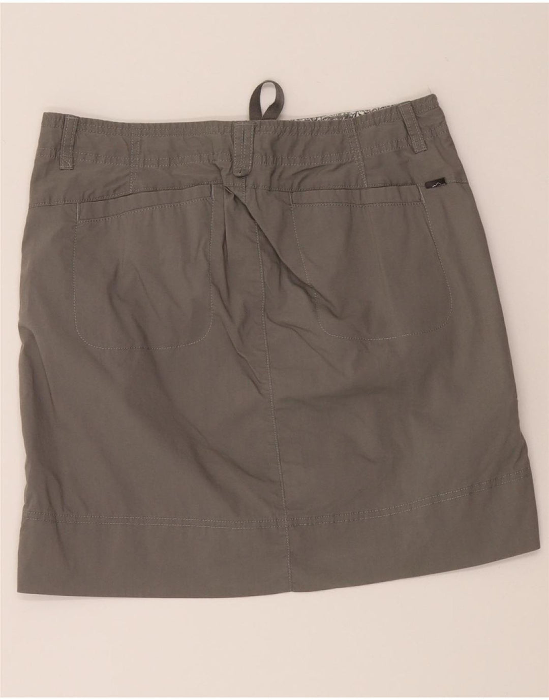 EDDIE BAUER Womens Straight Skirt US 8 Medium W30 Grey Cotton Vintage Eddie Bauer and Second-Hand Eddie Bauer from Messina Hembry 