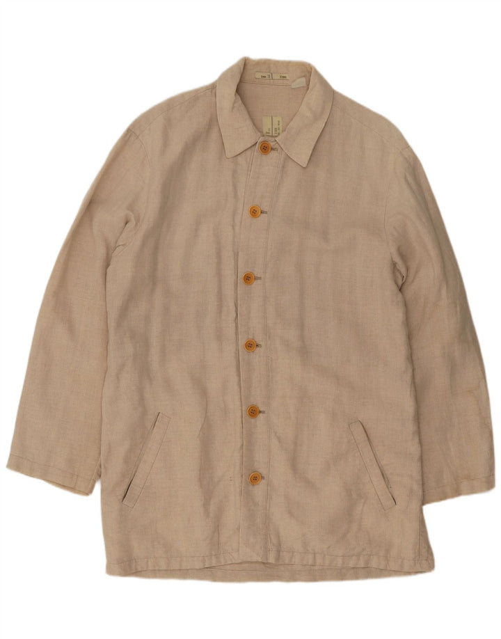 Zara Herre Overfrakke UK 40 Large Beige