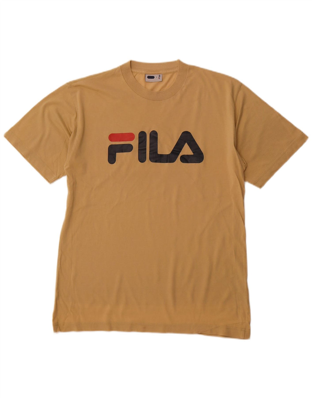 FILA Herre Grafisk T-Shirt Top Lille Beige