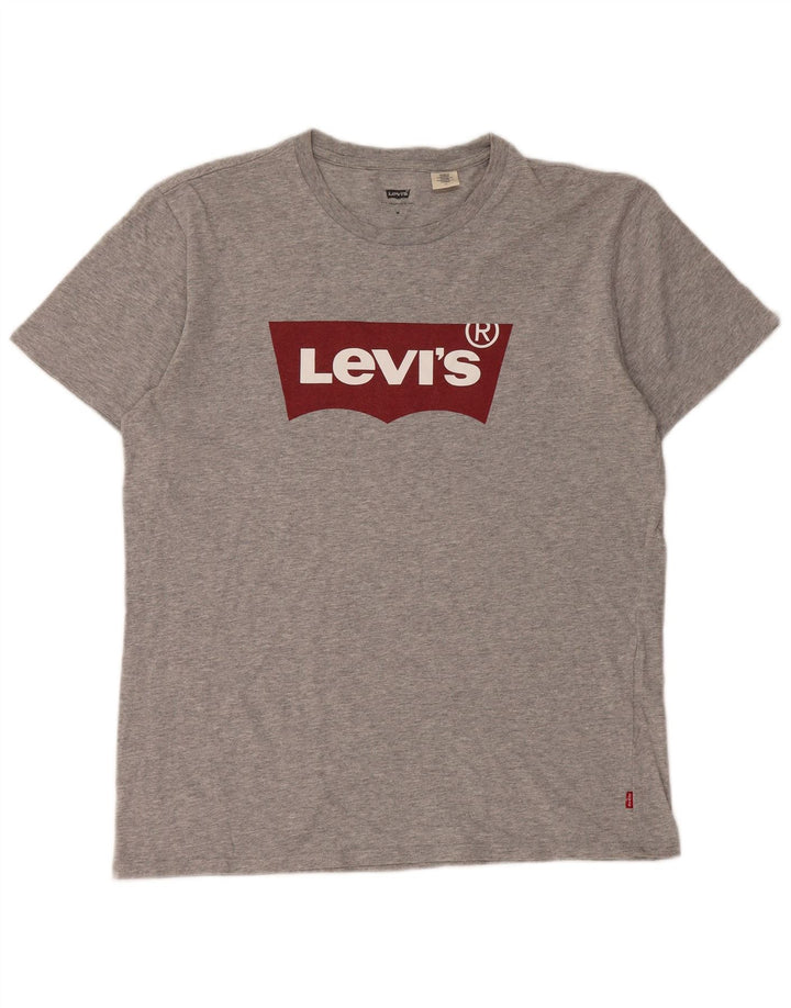Levi's Herre grafisk T-shirt top mellemgrå