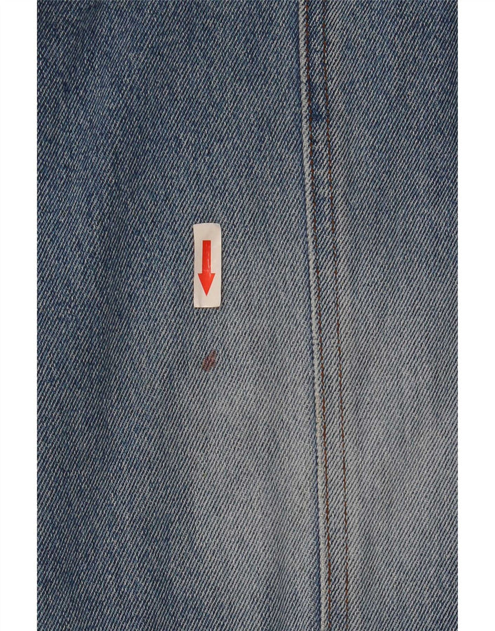 Master Herre denimjakke UK 38 Medium Blue Cotton