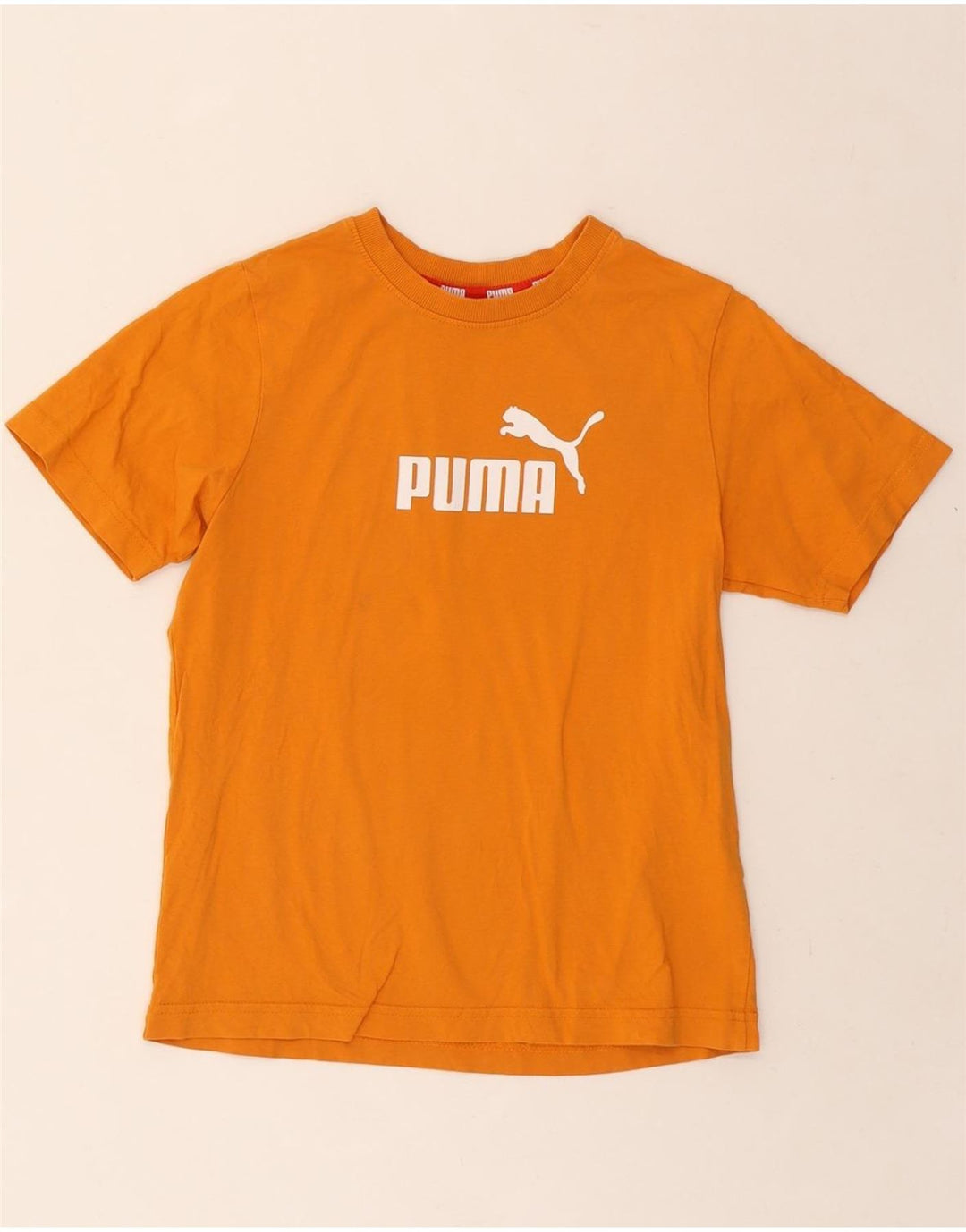 PUMA Boys Graphic T-Shirt Top 11-12 Years  Orange Vintage Puma and Second-Hand Puma from Messina Hembry 