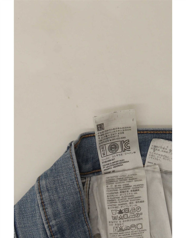 Levi's Kvinder Slankende Slim Jeans W28 L32 Blå Bomuld