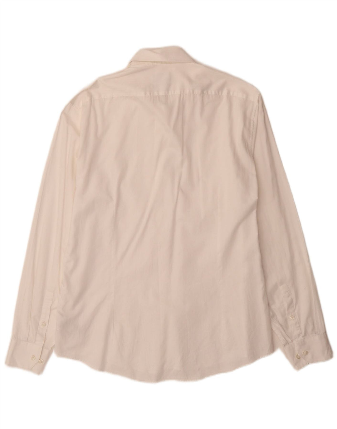 Calvin Klein Jeans Herre Fitted Shirt Størrelse 40 15 3/4 Medium White Classic