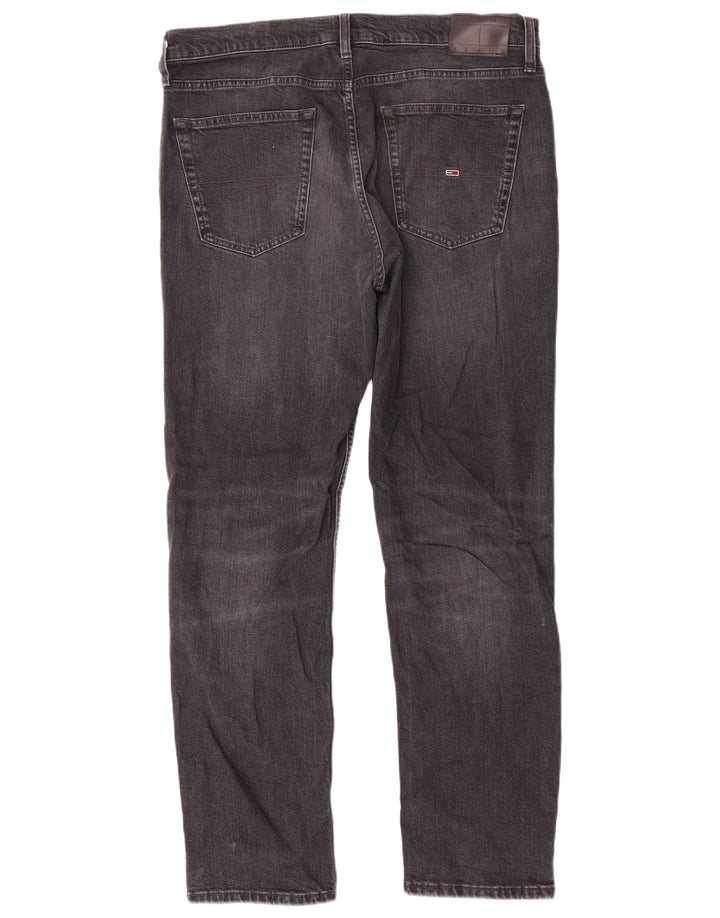 Tommy Hilfiger Herre Ryan Straight Jeans W32 L30 Grå Bomuld