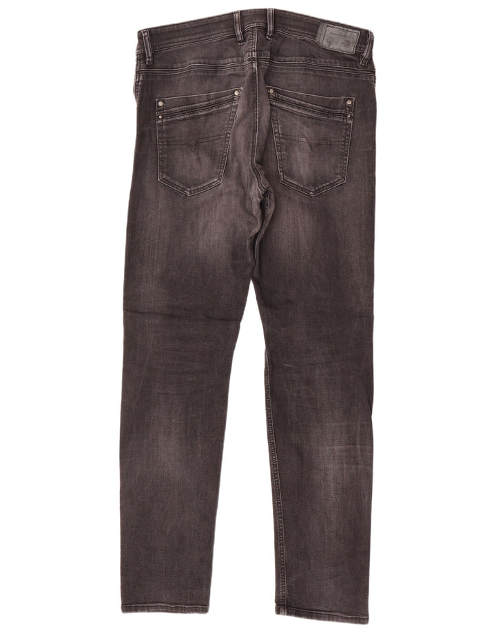 DIESEL Herre Krayver Regular Carrot Slim Jeans W34 L32 Grå Bomuld