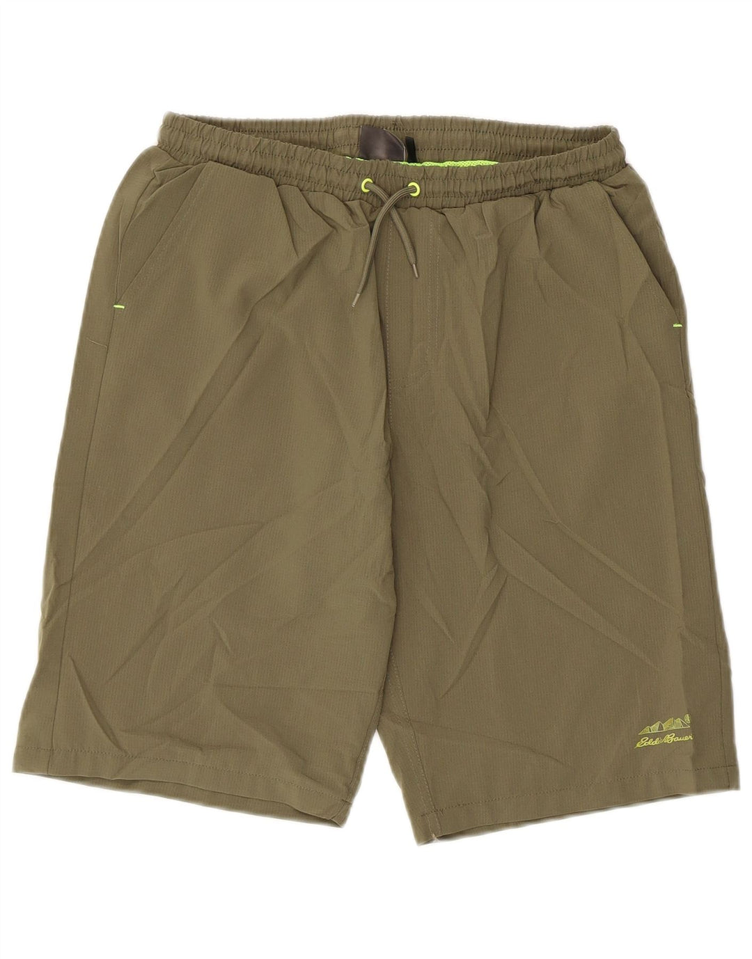 Eddie Bauer drenge sportsshorts 15-16 år XL Khaki Polyester
