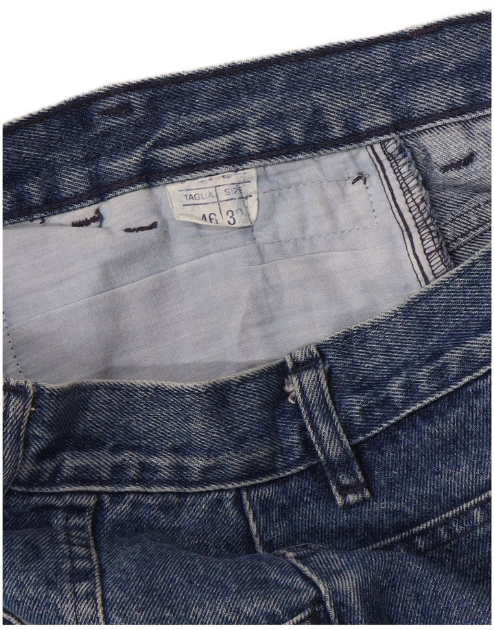 POP 84 Dame Denim Nederdel IT 46 Stor W28 Blå Bomuld