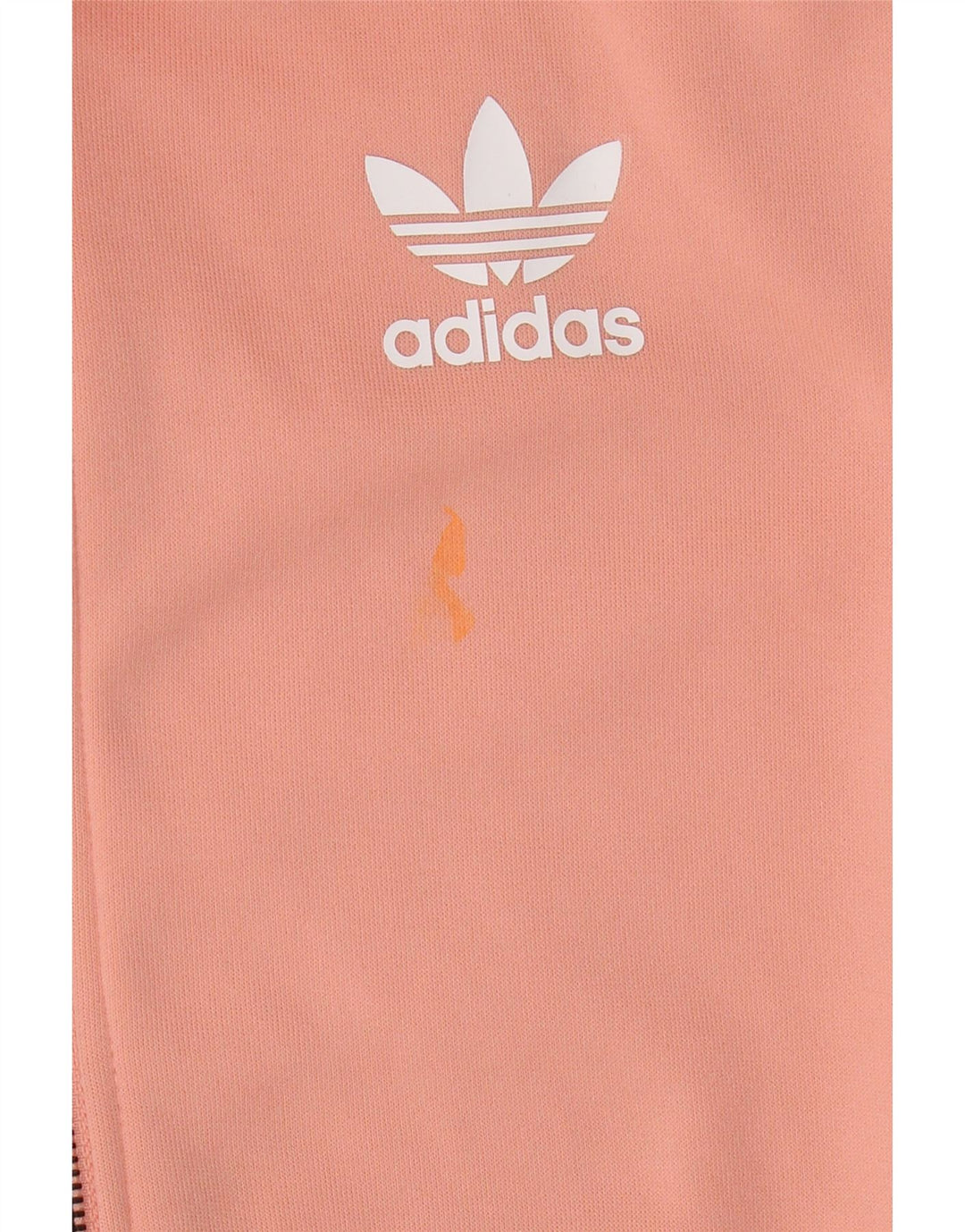 Adidas Grafisk træningsdragt topjakke til kvinder UK 6 XS Orange Polyester