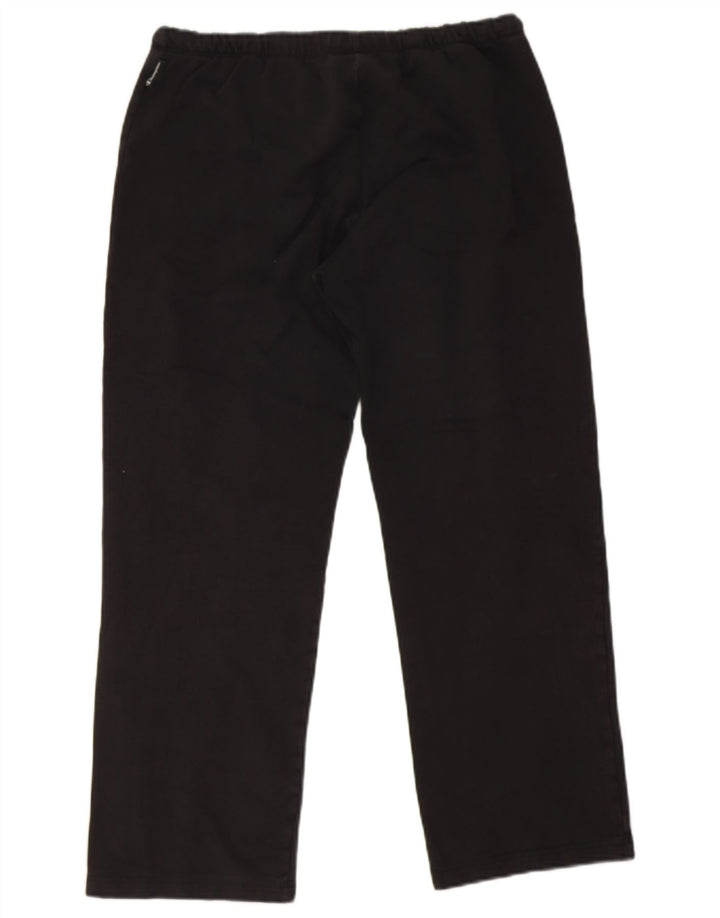 Champion Womens Crop træningsdragt Bukser UK 14 Medium Black Bomuld