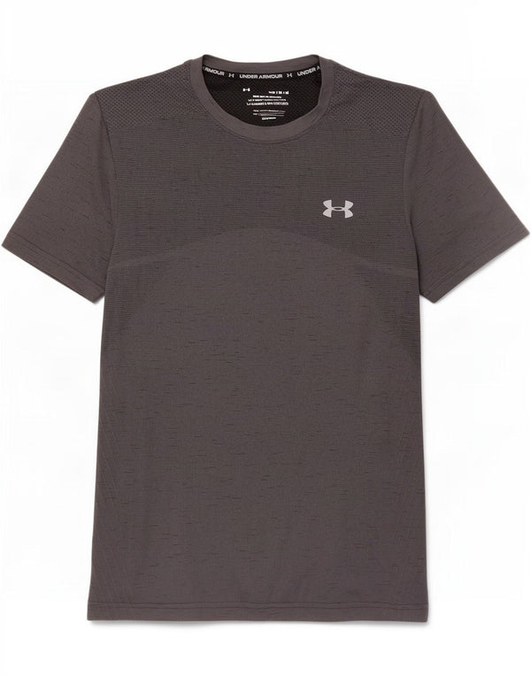 Under Armour Herre T-Shirt Top Medium Grå Flecked