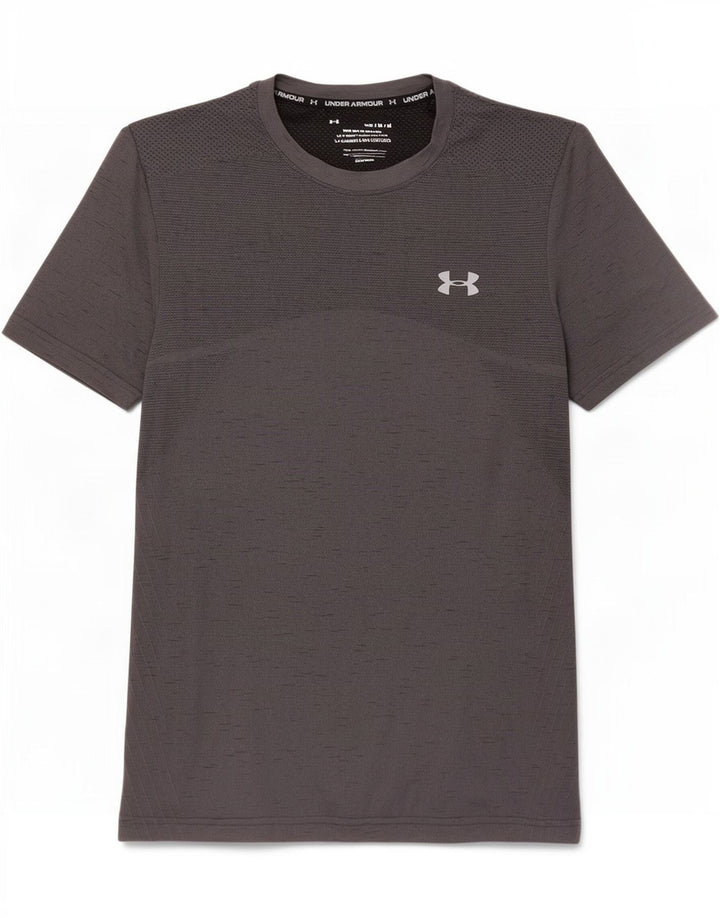 Under Armour Herre T-Shirt Top Medium Grå Flecked