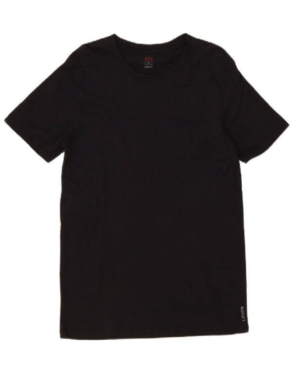 Levi's Herre T-Shirt Top Medium Sort Bomuld