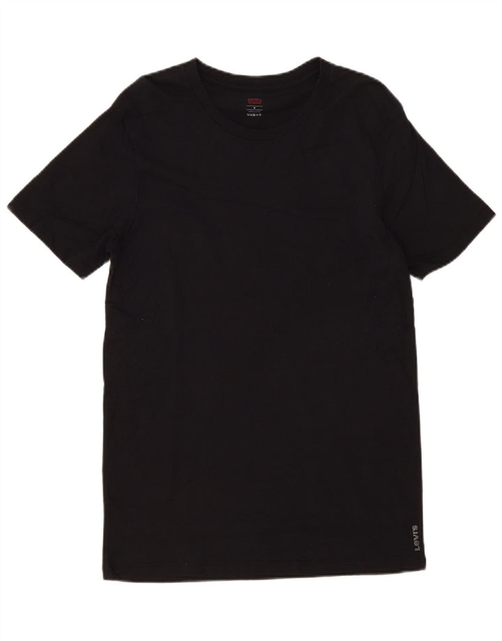 Levi's Herre T-Shirt Top Medium Sort Bomuld