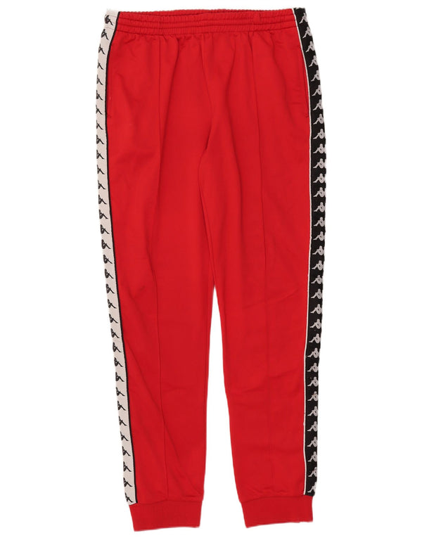 Kappa Herre grafisk træningsdragt Bukser Joggers Large Red Colourblock