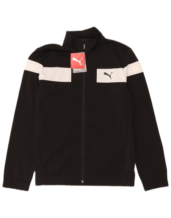 Puma Træningsdragt Topjakke til drenge 13-14 år Sort Colourblock Polyester