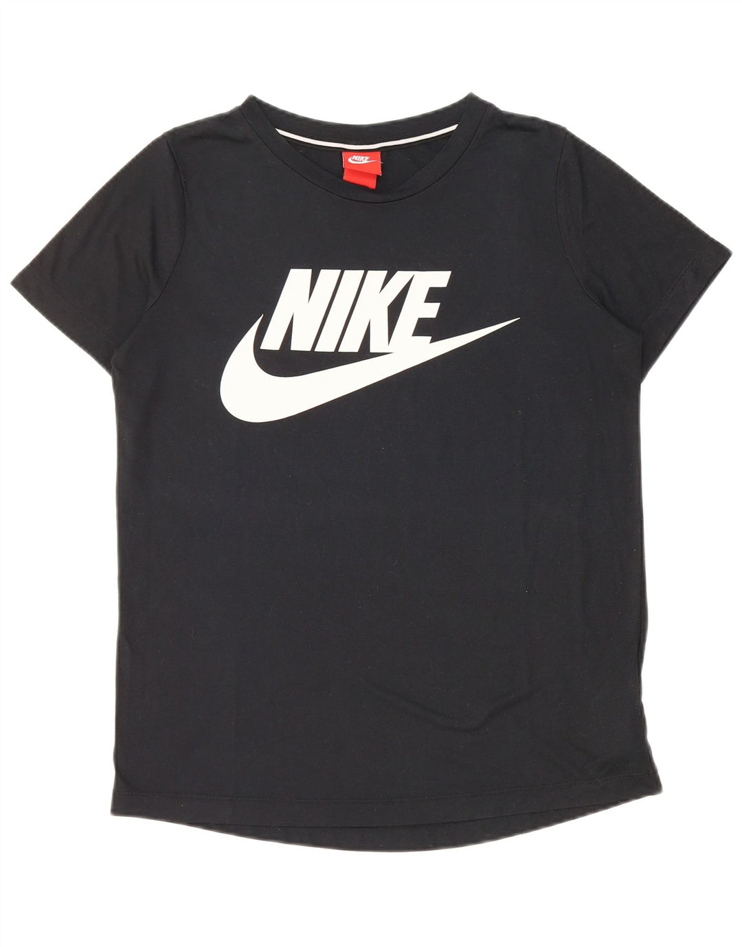 NIKE Grafisk T-shirt top til mænd, lille sort polyester