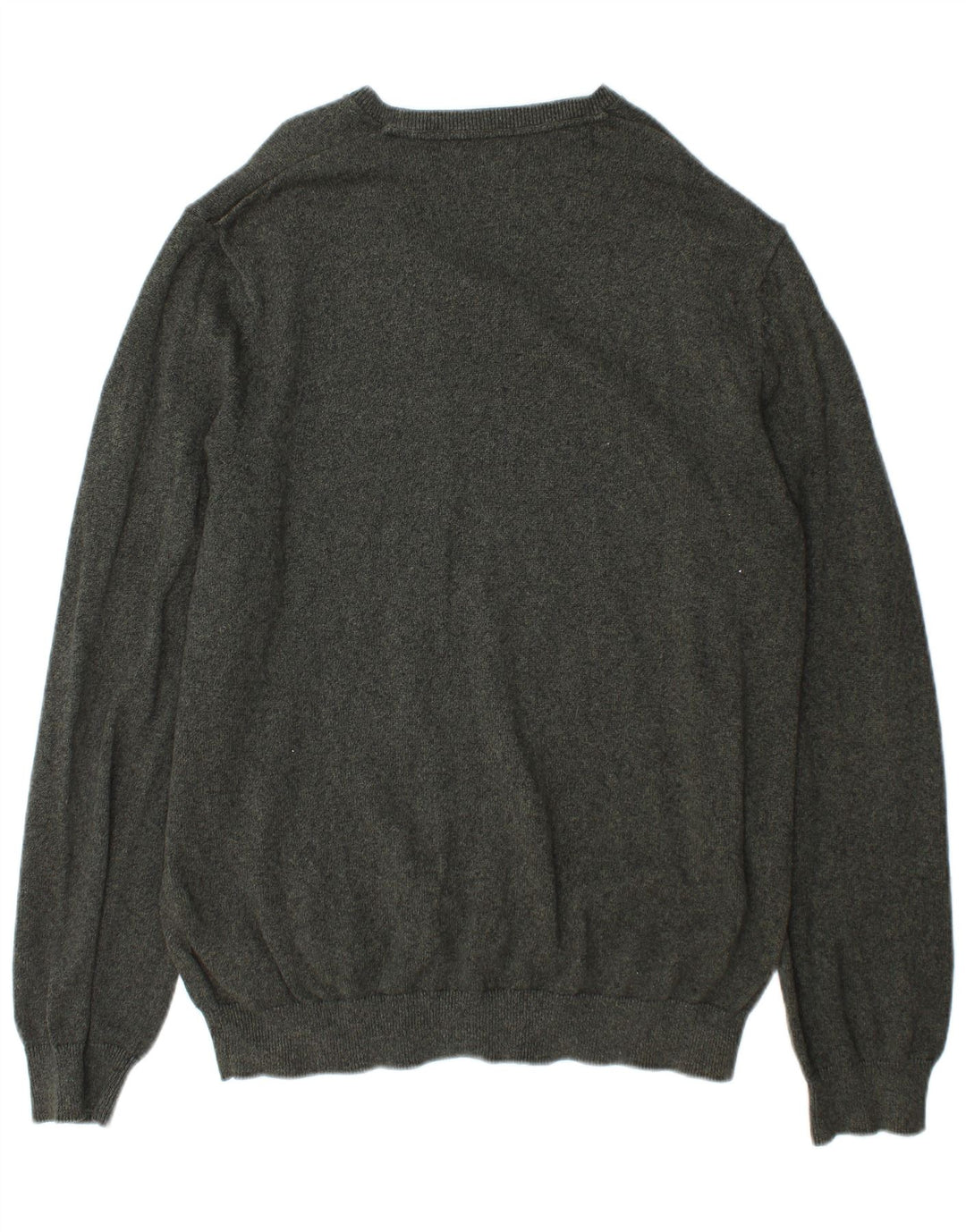 Marks & Spencer Herre V-hals sweater XL Grøn Bomuld