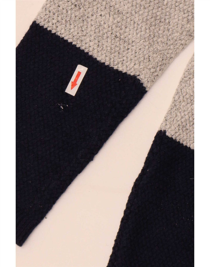 Fat Face Dame Boat Neck Jumper Sweater UK 12 Medium Grey Colourblock