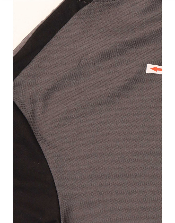 Adidas Herre T-Shirt Top Medium Sort Colourblock