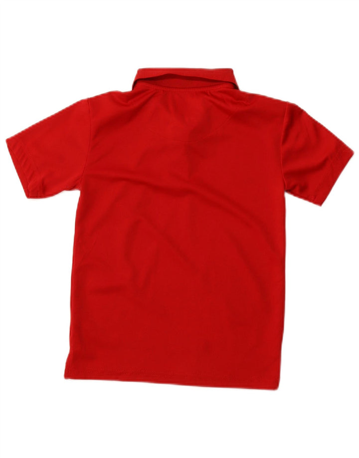 IZOD Boys Regular Polo Shirt 7-8 Years Small Red Polyester