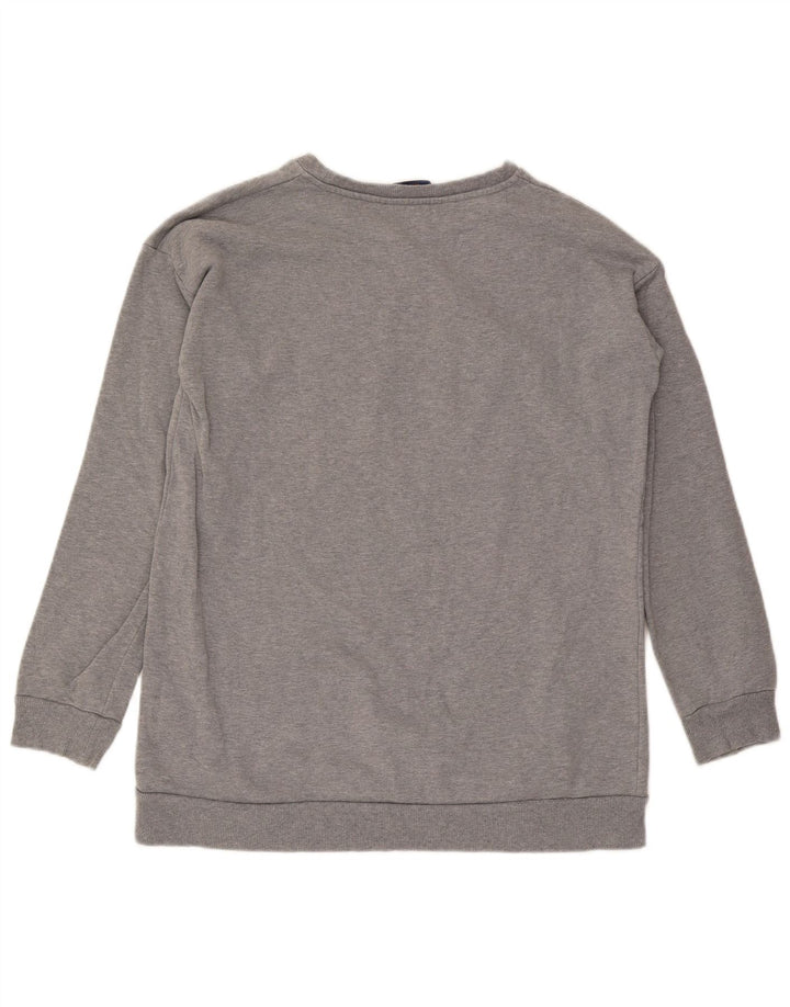 Trussardi Jeans Herre Grafisk Sweatshirt Jumper Stor Grå Bomuld