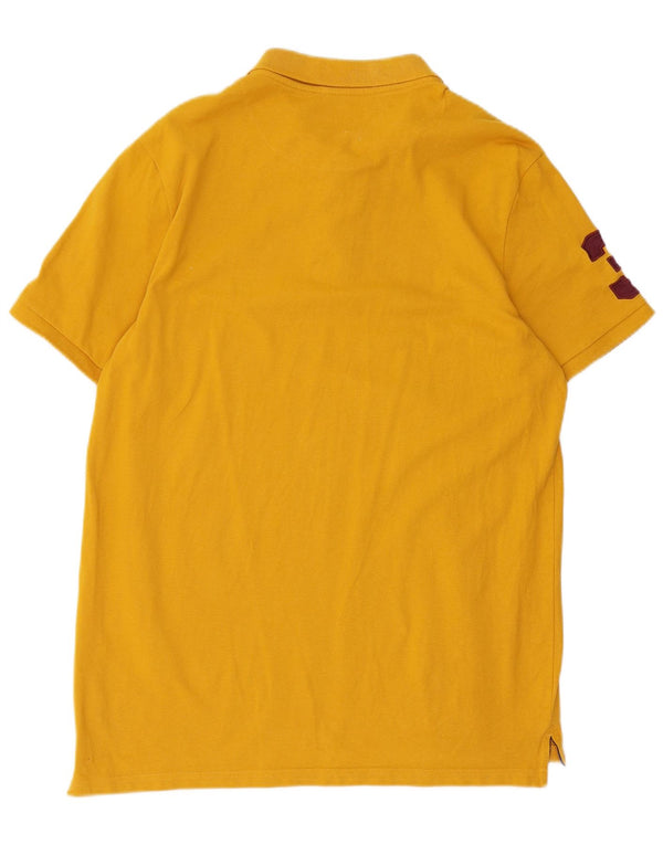 U.S. Polo Assn. Herre grafisk Regular Fit skjorte XL gul bomuld