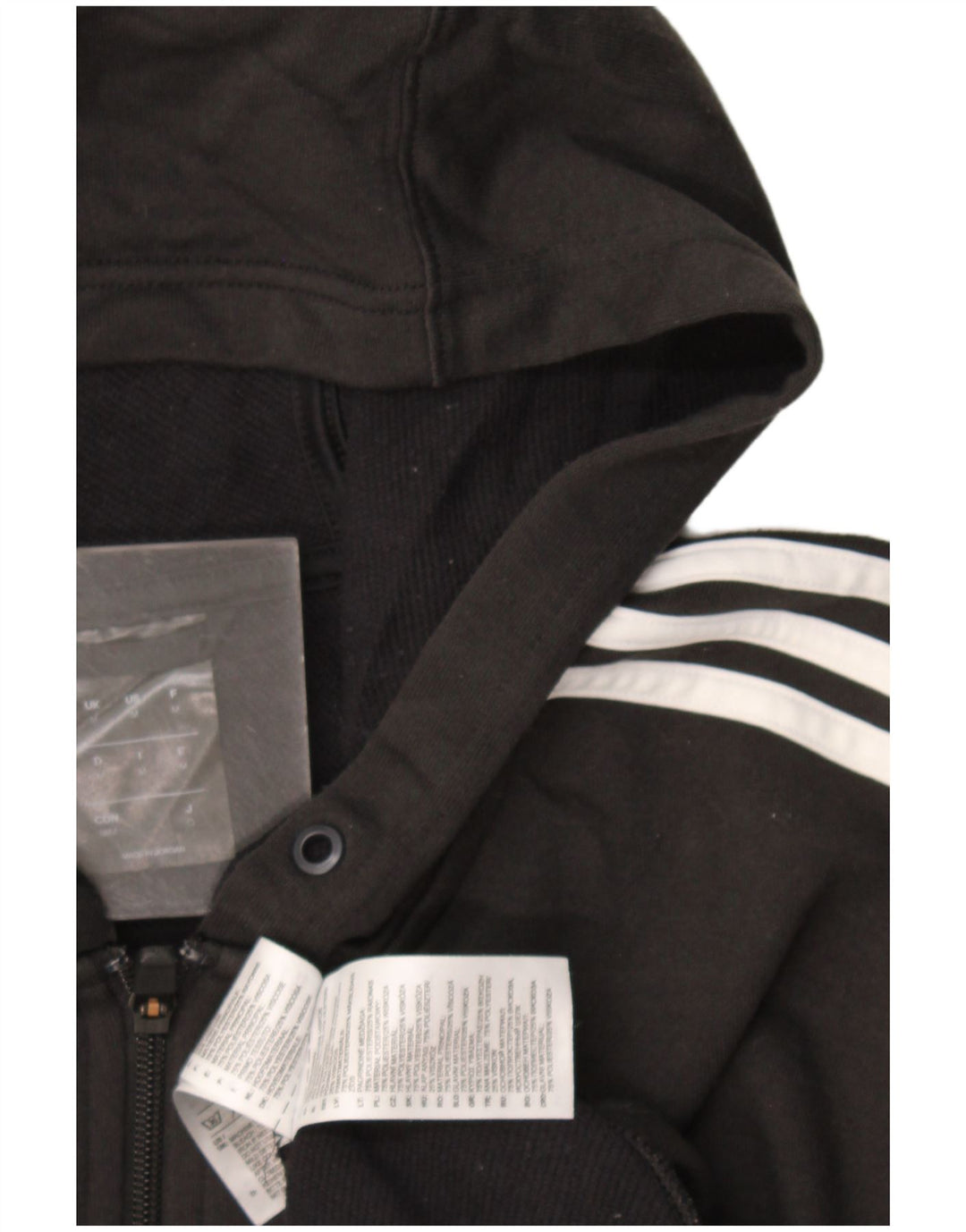 Adidas Herre Climalite hættetrøje med lynlås mellem sort Colourblock Polyester