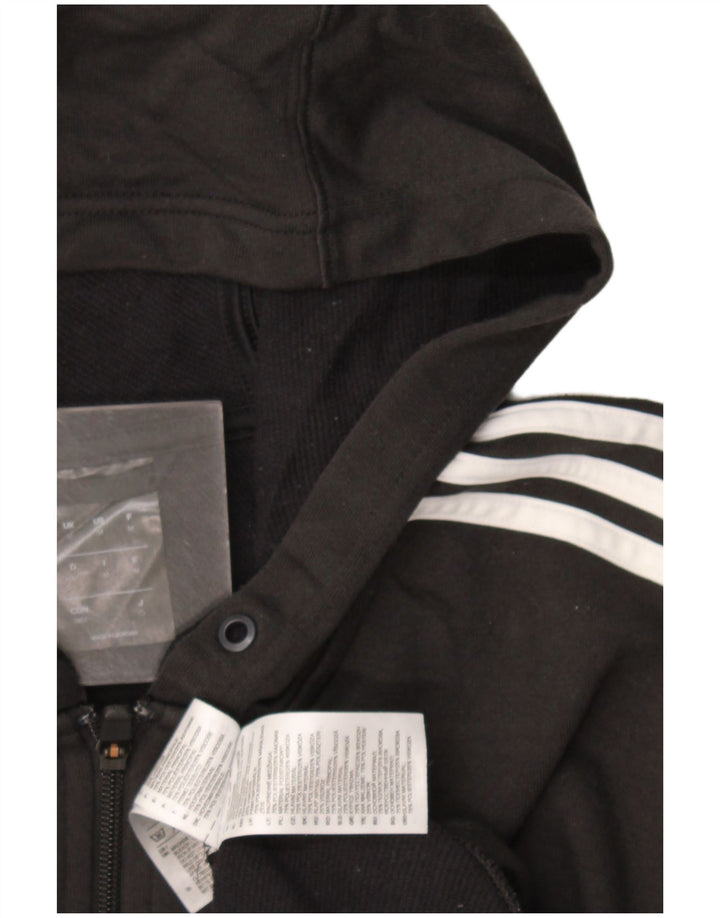 Adidas Herre Climalite hættetrøje med lynlås mellem sort Colourblock Polyester