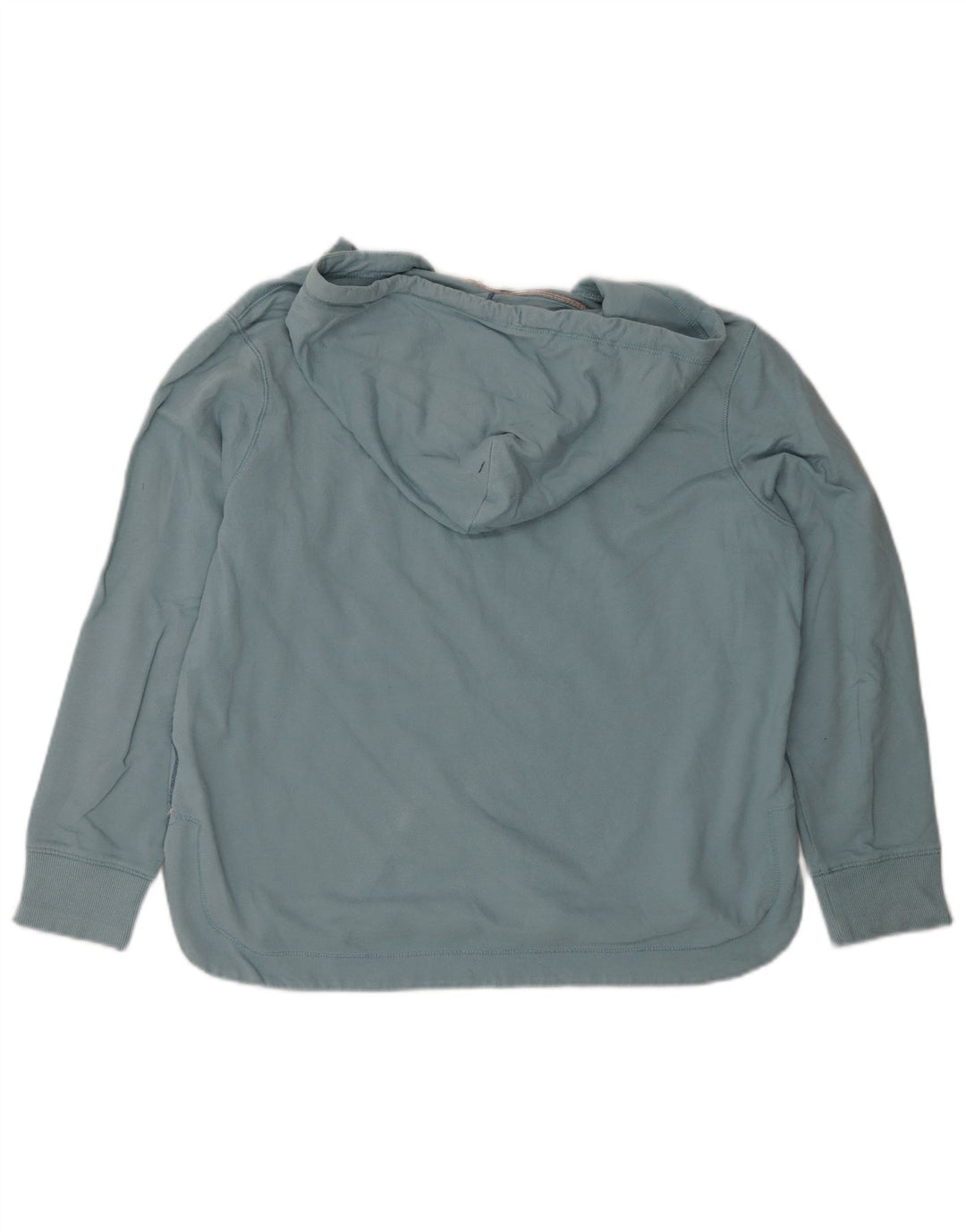 White Stuff Dame Oversized Hoodie Jumper UK 10 Small Blue Cotton
