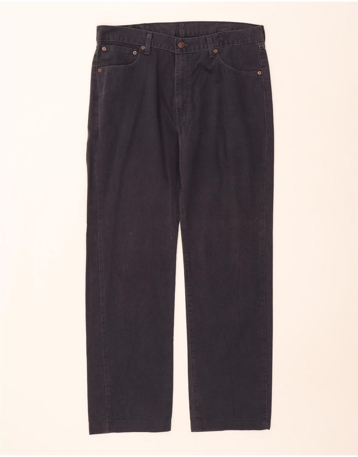 Levi's Herre 581 Straight Jeans W36 L30 Marineblå Bomuld